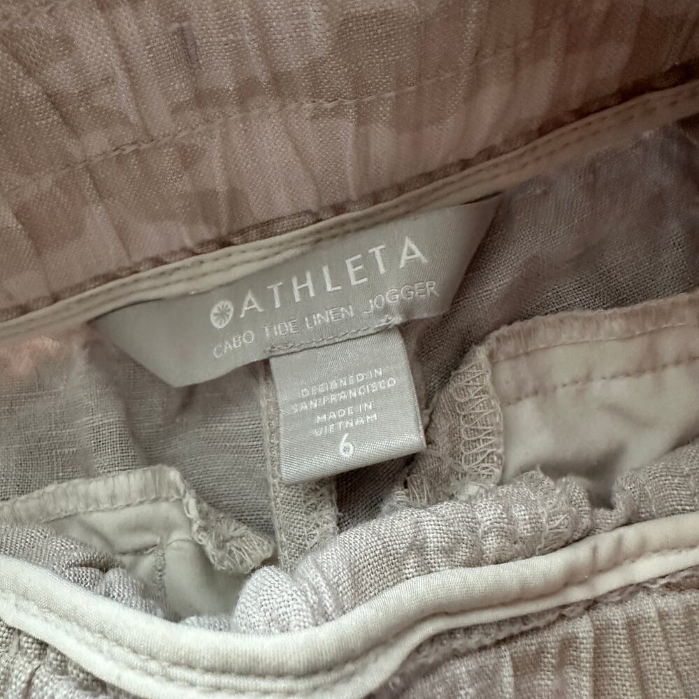 Athleta Cabo Tide Linen Jogger - 6 - Picture 6 of 6